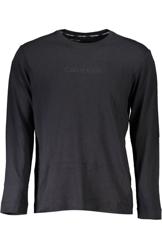 Black Cotton Men T-Shirt
