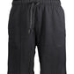 Black Cotton Men Short