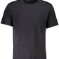 Black Cotton Men T-Shirt