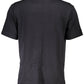 Black Cotton Men T-Shirt