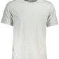 "Gray Cotton Men T-Shirt"