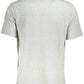 "Gray Cotton Men T-Shirt"