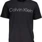 Black Cotton Men T-Shirt