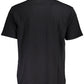 Black Cotton Men T-Shirt