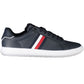 Blue Polyester Men Sneaker
