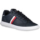 Blue Polyester Men Sneaker