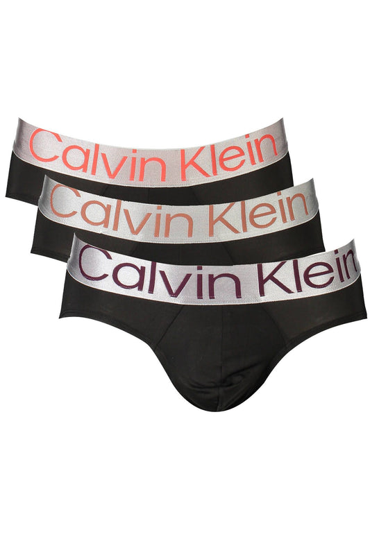 Black Nylon Men Brief