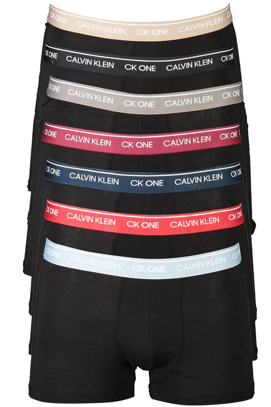 Black Cotton Men Trunk Pack