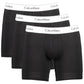 Black Cotton Men Boxer Brief