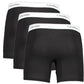 Black Cotton Men Boxer Brief