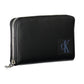Black Polyurethane Women Wallet