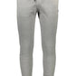 Gray Cotton Men Sports Trouser