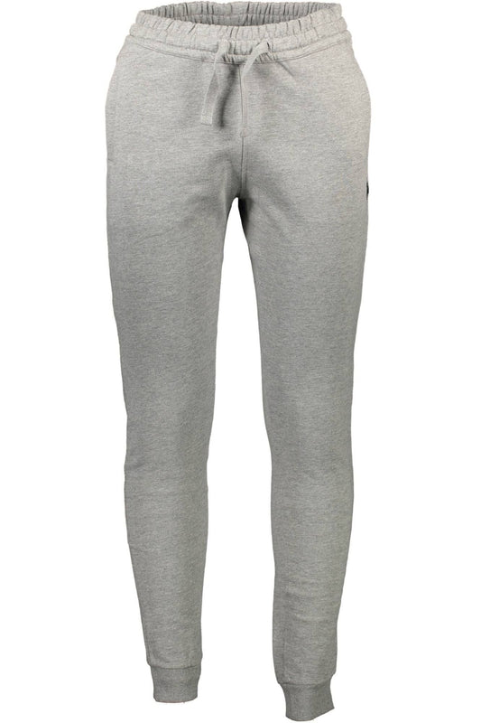 Gray Cotton Men Sports Trouser