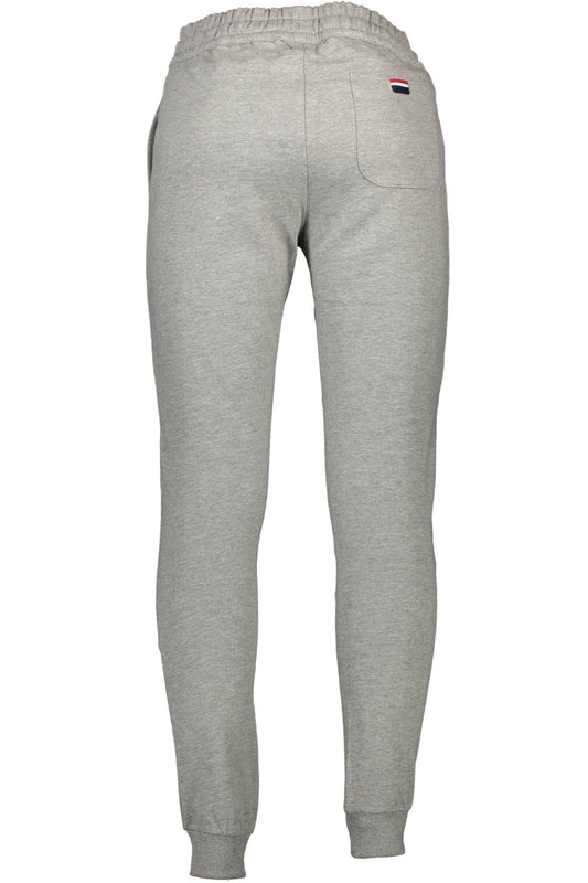 Gray Cotton Men Sports Trouser