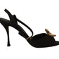 Elegant Silk-Leather Ankle Strap Heels