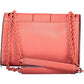 Pink Polyethylene Women Handbag