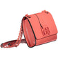 Pink Polyethylene Women Handbag
