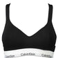 Black Cotton Women Bralette