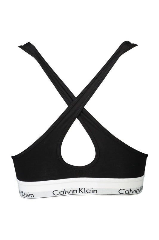 Black Cotton Women Bralette