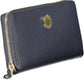 Blue Polyurethane Women Wallet