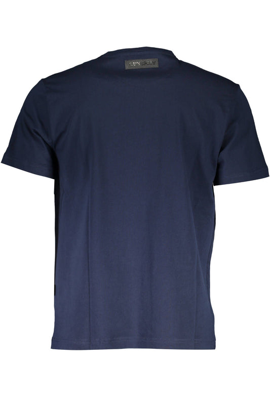 Blue Cotton Men TShirt