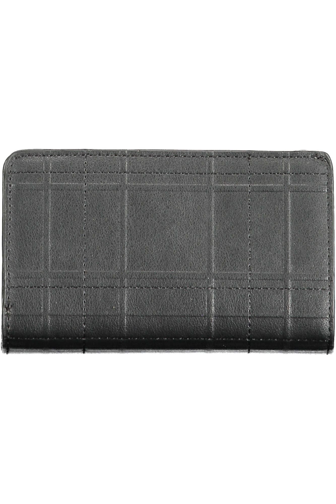 Black Polyurethane Women Wallet