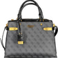 Black Cotton Women Handbag