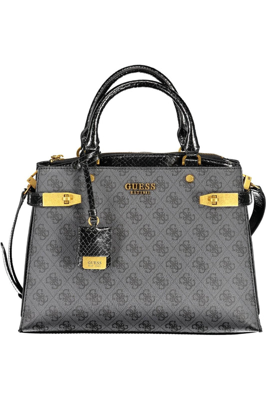 Black Cotton Women Handbag