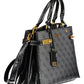 Black Cotton Women Handbag