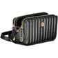 Black Polyurethane Women Handbag