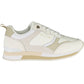 White Polyester Women Sneaker