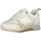 White Polyester Women Sneaker