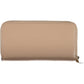 Beige Polyurethane Women Wallet