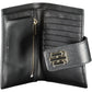 Black Polyurethane Women Wallet