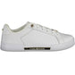 White Polyester Women Sneaker