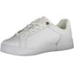 White Polyester Women Sneaker