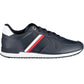 Blue Polyester Men Sneaker