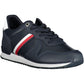 Blue Polyester Men Sneaker