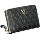Black Polyurethane Women Wallet