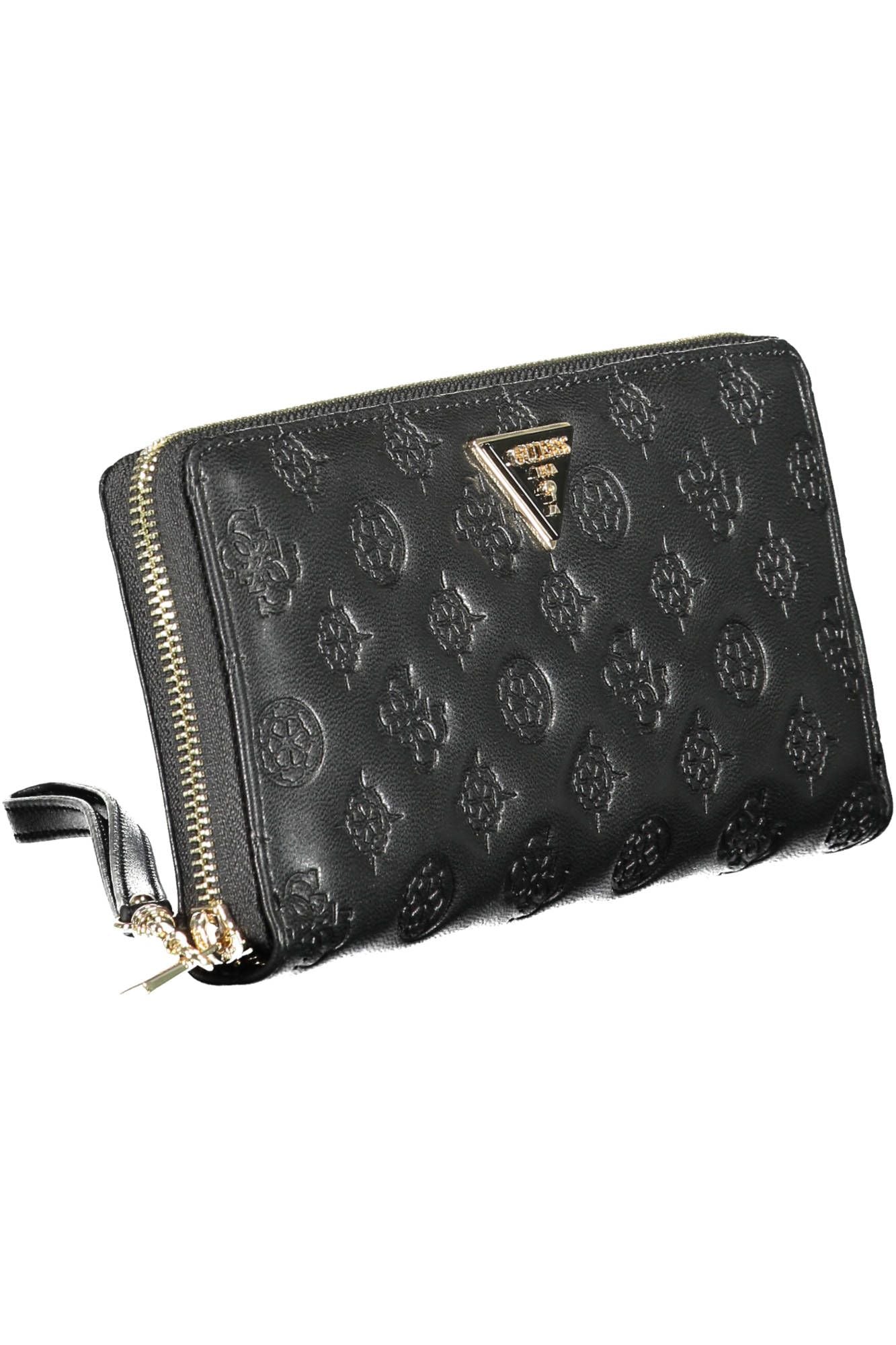 Black Polyurethane Women Wallet