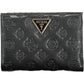 Black Polyurethane Women Wallet