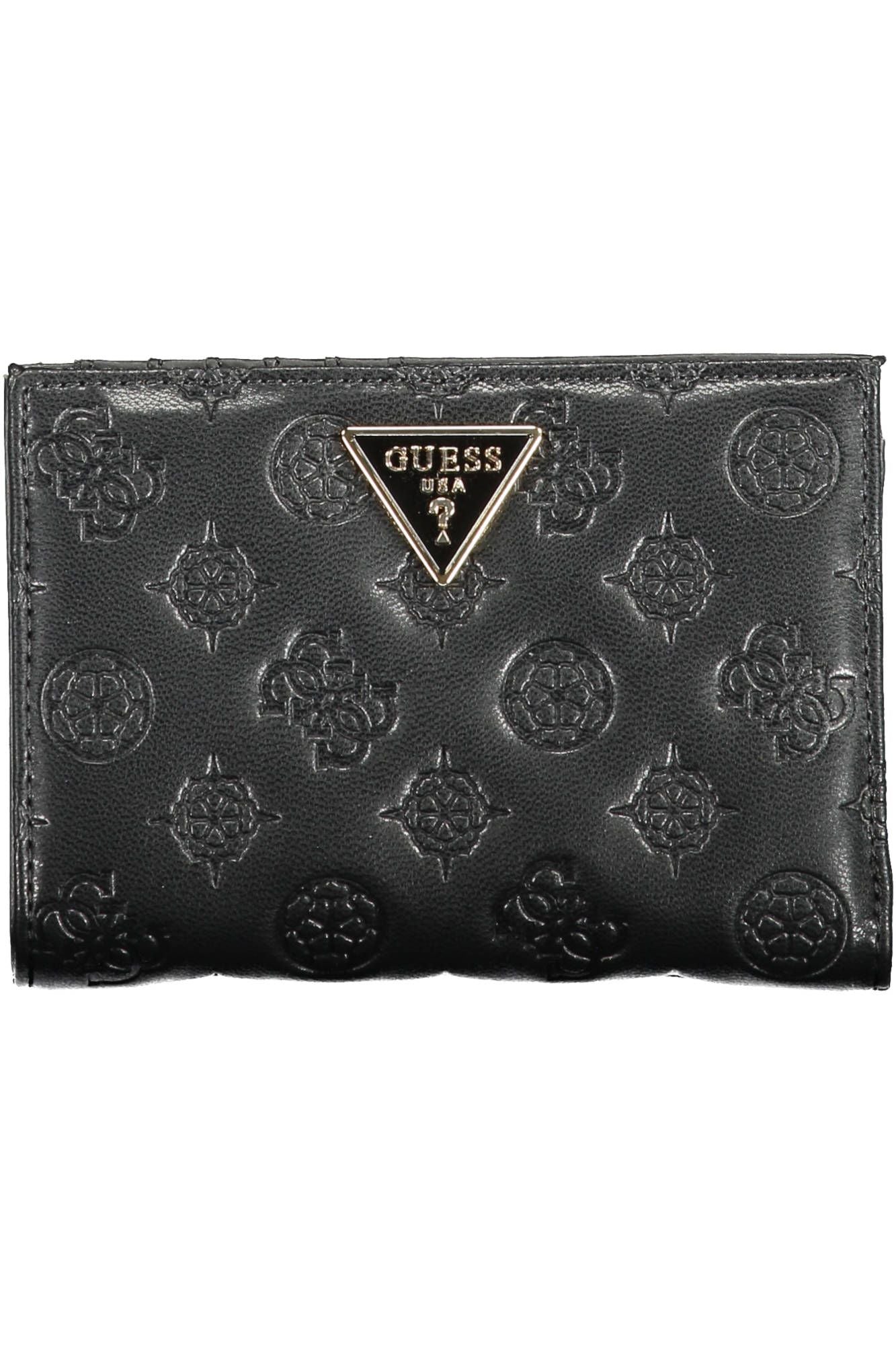 Black Polyurethane Women Wallet