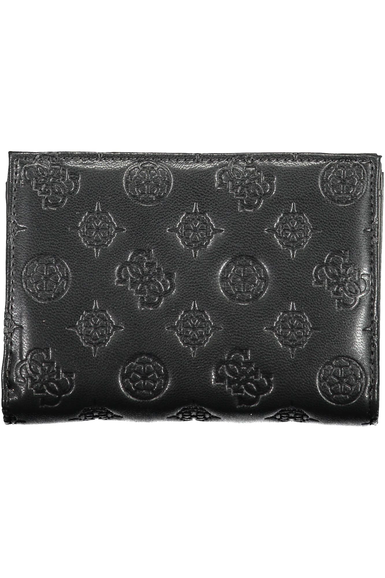 Black Polyurethane Women Wallet
