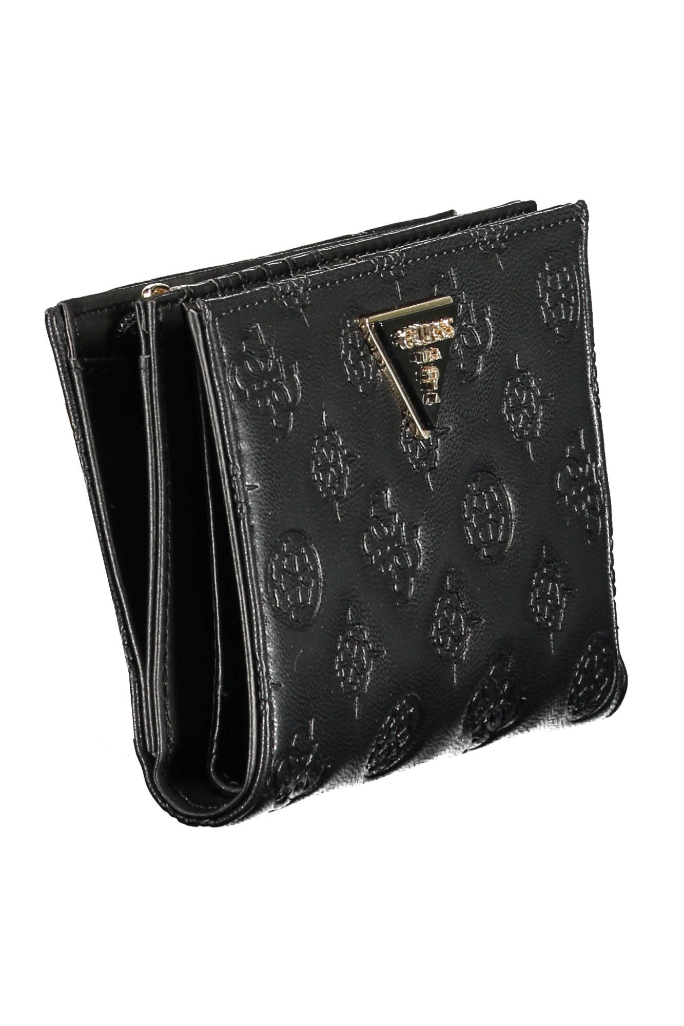 Black Polyurethane Women Wallet