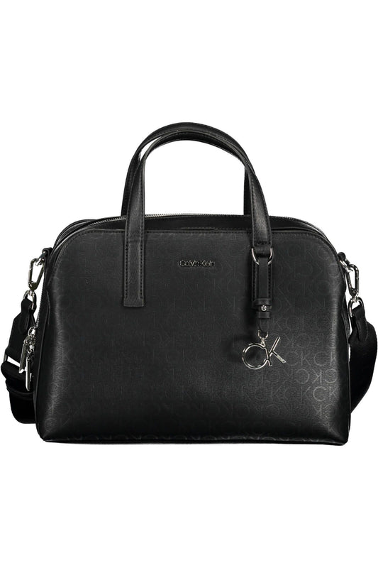 Black Recycled Polyester Women Handbag