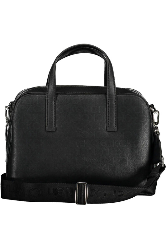 Black Recycled Polyester Women Handbag