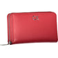 Red Polyurethane Women Wallet