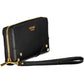 Black Polyurethane Women Wallet