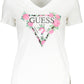 White Cotton Women T-Shirt