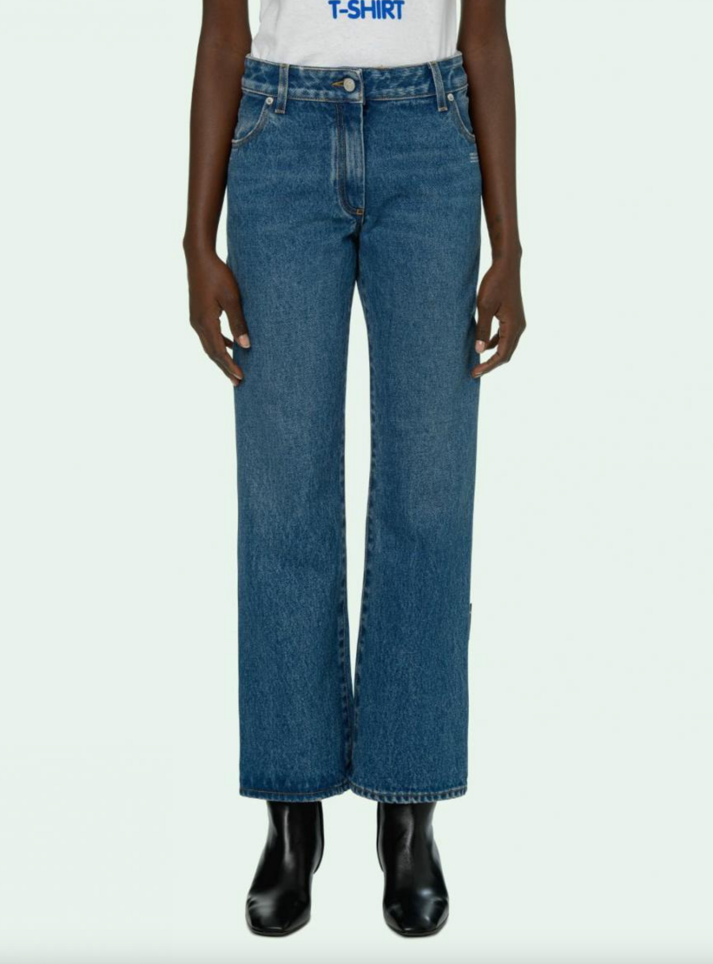 Blue Cotton Women's Jeans
